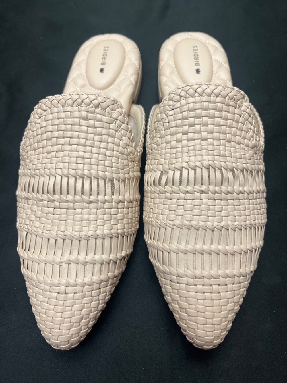 Brand New Birdies Brand Goldfinch Woven Slides. Sz. 9 - Picture 6 of 10